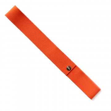 Orange hat ribbon