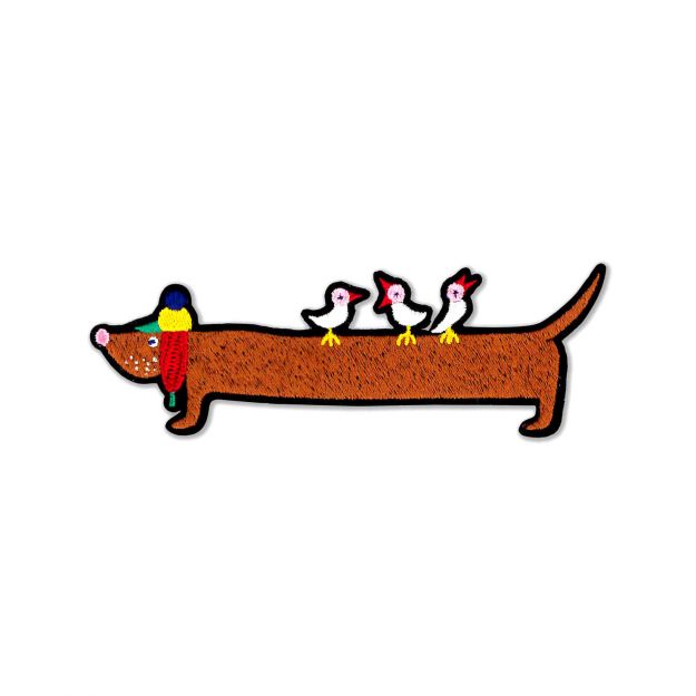Dachsund and Sparrows