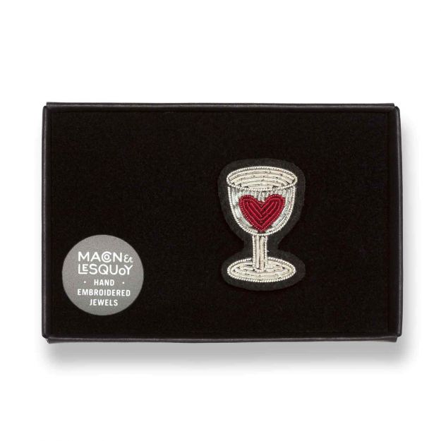 Verre Cœur Rouge