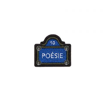 Plaque Poésie