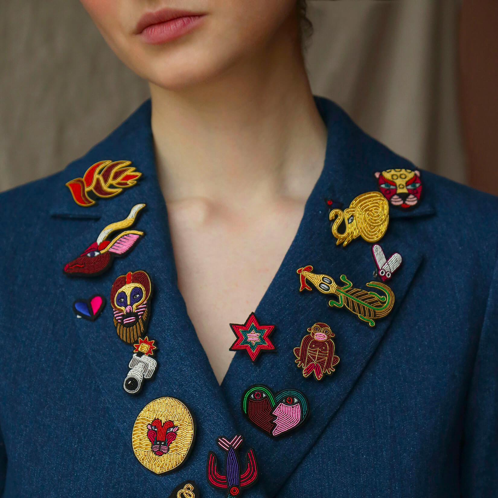 funky brooches