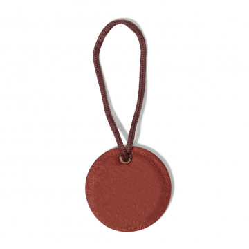 Key ring - Brown felt on two sides, to customize