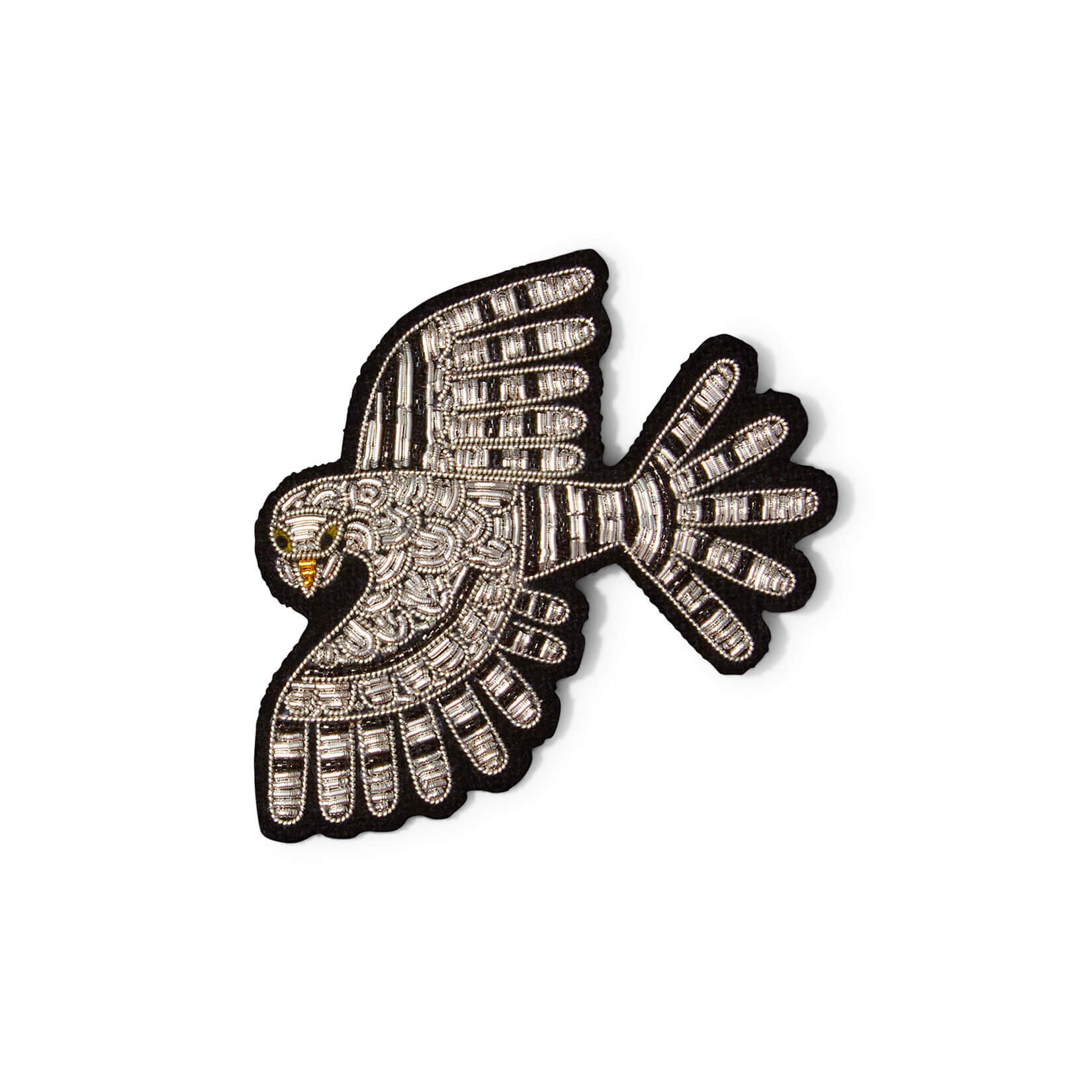 Broche Vintage Art Déco - Oiseau Rapace Faucon - Bijou Ancien Occasion