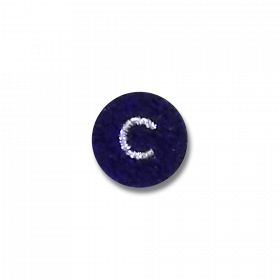 Lettre C bleue