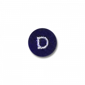 Letter D blue