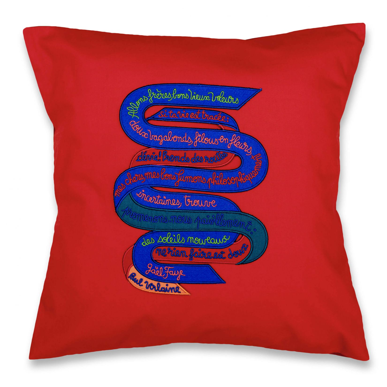 embroidered cushions