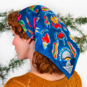 Embroidered scarf