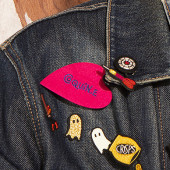 Embroidered pinpatches